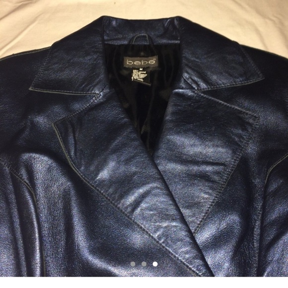 Bebe Leather Jacket - Picture 3 of 3
